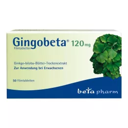 GINGOBETA Tabletki powlekane 120 mg, 50 szt