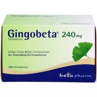 GINGOBETA Tabletki powlekane 240 mg, 100 szt