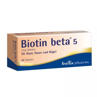 Biotyna beta 5 tabletek, 60 szt