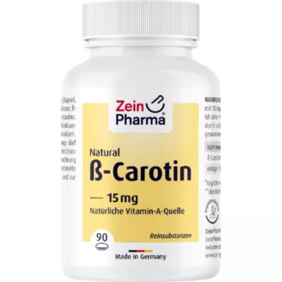 BETA CAROTIN NATURAL 15 mg ZeinPharma kapsułki miękkie, 90 szt