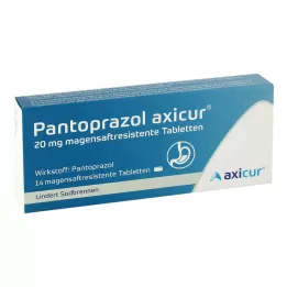 Pantoprazole axicur® 20 mg tabletki, 14 szt