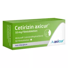 Cetirizin axicur® 10 mg tabletki powlekane, 50 szt