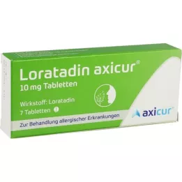 LORATADIN axicur 10 mg tabletki, 7 szt