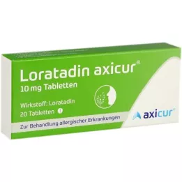 LORATADIN axicur 10 mg tabletki, 20 szt