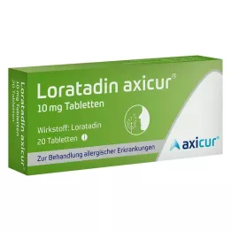 Loratadyna axicur® 10 mg tabletki, 20 szt