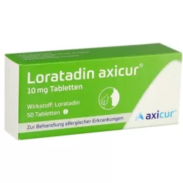 LORATADIN axicur 10 mg tabletki, 50 szt