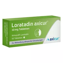 Loratadyna axicur® 10 mg tabletki, 50 szt