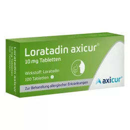 Loratadyna axicur 10 mg tabletki, 100 szt