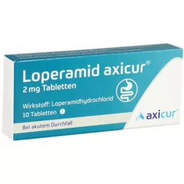 LOPERAMID axicur 2 mg tabletki, 10 szt