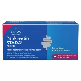 PANKREATIN STADA 20 000 twardych kapsułek dojelitowych, 100 szt