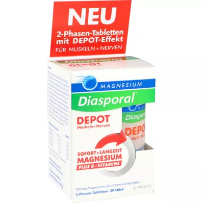 MAGNESIUM DIASPORAL DEPOT Tabletki na mięśnie i nerwy, 30 szt