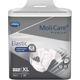 MOLICARE Premium Elastic Briefs 10 krople rozmiar XL, 14 szt