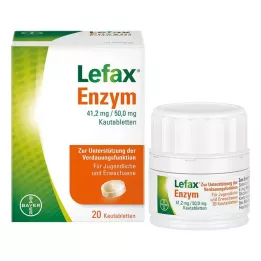 LEFAX Enzymatyczne tabletki do żucia, 20 szt
