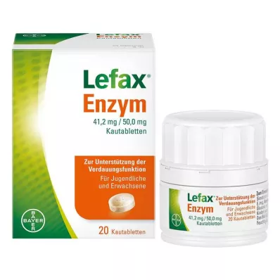 Lefax enzymatyczne tabletki do żucia, 20 szt