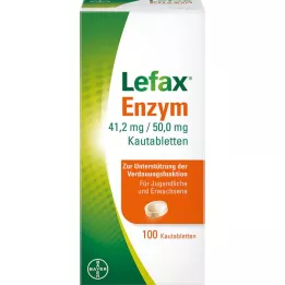 LEFAX Enzymatyczne tabletki do żucia, 100 szt