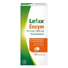 LEFAX Enzymatyczne tabletki do żucia, 100 szt
