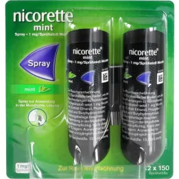 NICORETTE Mint Spray 1 mg/spray puff, 2 szt