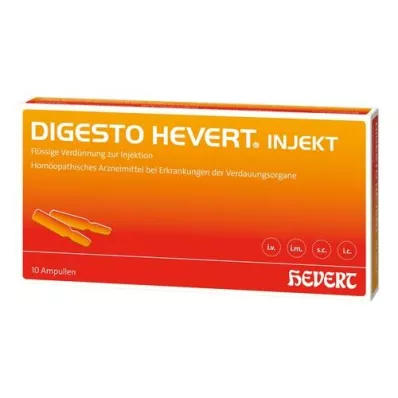 DIGESTO Ampułki do wstrzykiwań Hevert, 10 x 2 ml