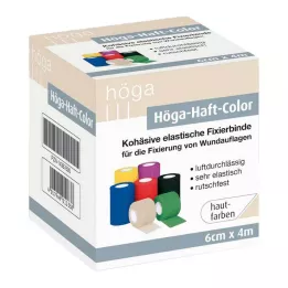HÖGA-HAFT Kolorowa opaska mocująca 6 cmx4 m w kolorze skóry, 1 szt