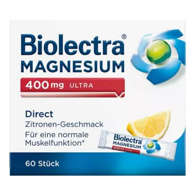BIOLECTRA Magnez 400 mg ultra Direct Lemon, 60 kapsułek