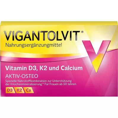 VIGANTOLVIT Witamina D3 K2 Wapń w tabletkach powlekanych, 30 kapsułek
