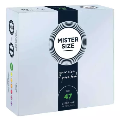 MISTER Prezerwatywy rozmiar 47, 36 szt