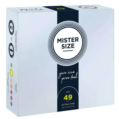 MISTER Prezerwatywy rozmiar 49, 36 szt MISTER Prezerwatywy rozmiar 49, 36 szt