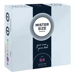 MISTER Prezerwatywy rozmiar 64, 36 szt