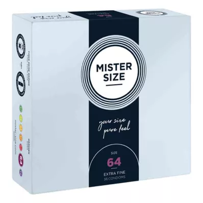 Prezerwatywy Mister Size 64 (36 sztuk) Prezerwatywy Mister Size 64 (36 sztuk)