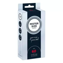 MISTER Prezerwatywy rozmiar 60, 10 szt
