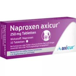 NAPROXEN axicur 250 mg tabletki, 10 szt