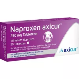 NAPROXEN axicur 250 mg tabletki, 20 szt