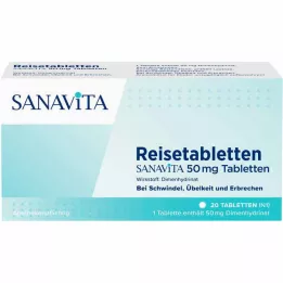 REISETABLETTEN Sanavita 50 mg tabletki, 20 szt