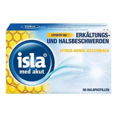 isla® med ostre pastylki o smaku cytrusowo-miodowym, 50 sztuk isla® med ostre pastylki o smaku cytrusowo-miodowym, 50 sztuk