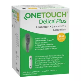 ONE TOUCH Nakłuwacze igłowe Delica Plus, 100 szt