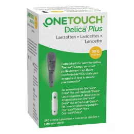 ONE TOUCH Nakłuwacze igłowe Delica Plus, 200 szt