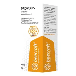 BEECRAFT Koncentrat kropli propolisowych do płukania jamy ustnej, 50 ml