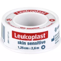LEUKOPLAST Skin Sensitive 1,25 cmx2,6 w.protection, 1 szt