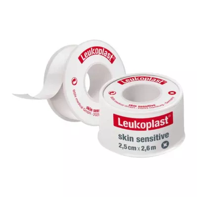 LEUKOPLAST Skin Sensitive 2,5 cm x 2,6 cm z osłoną ochronną, 1 szt