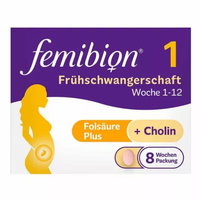 Tabletki na wczesną ciążę Femibion 1 – 56 sztuk w 8-tygodniowym opakowaniu, 56 sztuk Tabletki na wczesną ciążę Femibion 1 – 56 sztuk w 8-tygodniowym opakowaniu, 56 sztuk