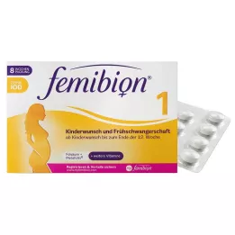FEMIBION 1 Tabletki Fertility+Early pregnancy bez jodu, 60 szt