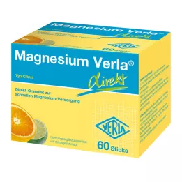 MAGNESIUM VERLA bezpośrednie granulki cytrusowe, 60 szt