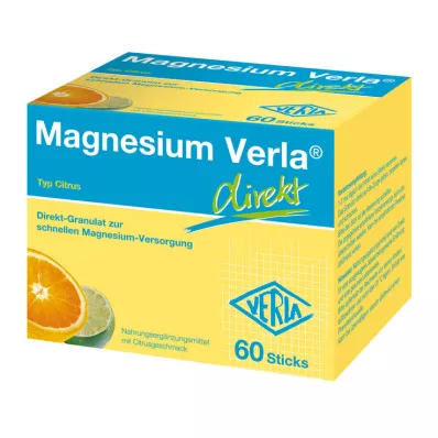 Magnez Verla direct granulat Cytrusowy, 60 sztuk Magnez Verla direct granulat Cytrusowy, 60 sztuk