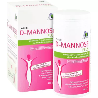 D-MANNOSE PLUS 2000 mg proszku z witaminami i minerałami, 250 g