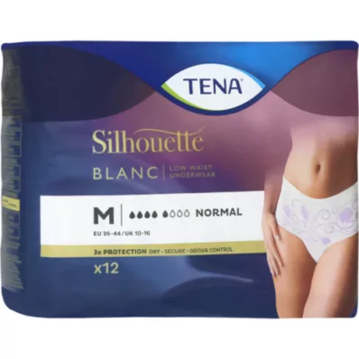 TENA SILHOUETTE normal M blanc, 12 szt