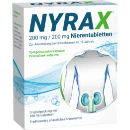 NYRAX Tabletki nerkowe 200 mg/200 mg, 100 szt
