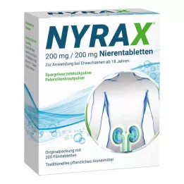 NYRAX Tabletki nerkowe 200 mg/200 mg, 200 szt