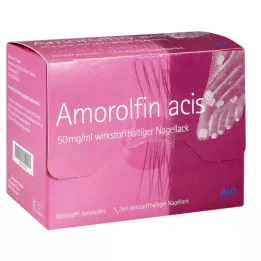 AMOROLFIN acis 50 mg/ml lakier do paznokci zawierający substancję czynną, 3 ml