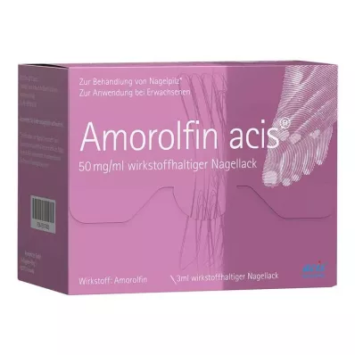 Aktywny lakier do paznokci Amorolfin acis® 50 mg/ml, 3 ml Aktywny lakier do paznokci Amorolfin acis® 50 mg/ml, 3 ml