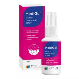 MEDIGEL Spray do oczyszczania ran, 50 ml